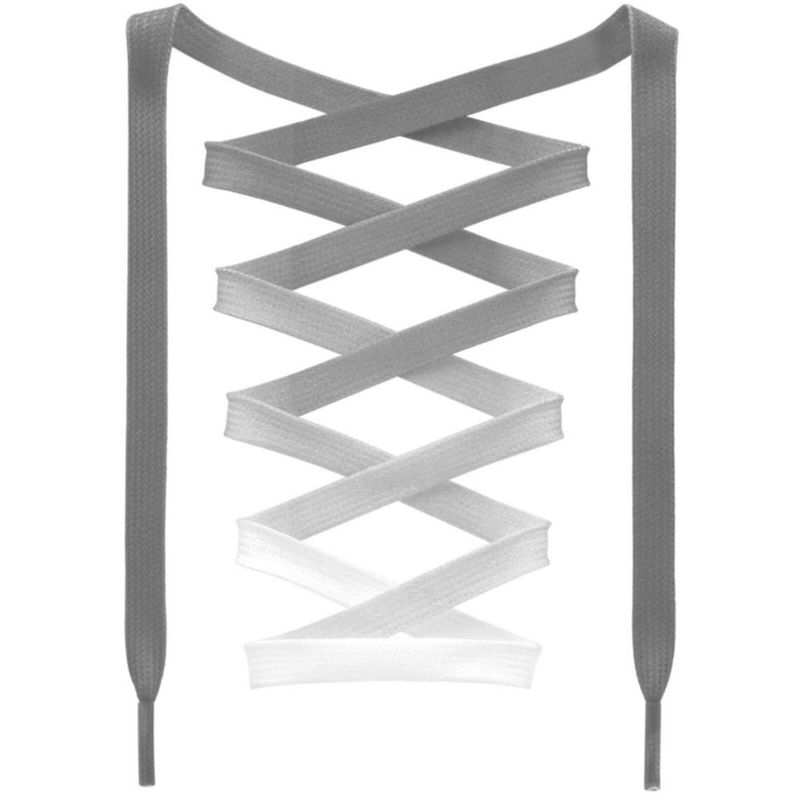 Cordones DANHUA 150 cm Gris Degradado – Pack de 2