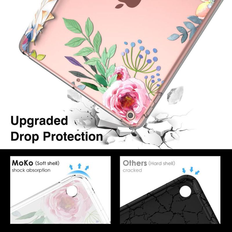 Funda para iPad MoKo 9ª/8ª/7ª generación - Flores aromáticas