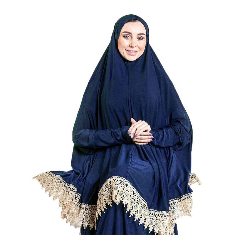 Vestido de oración genérico de 2 piezas manga larga talla única