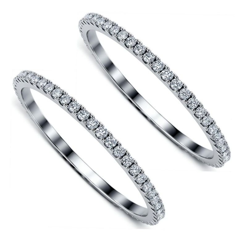 Anillos LevyPan Oura Gen 5/4/3 Pack de 2 chapado en oro de 14K