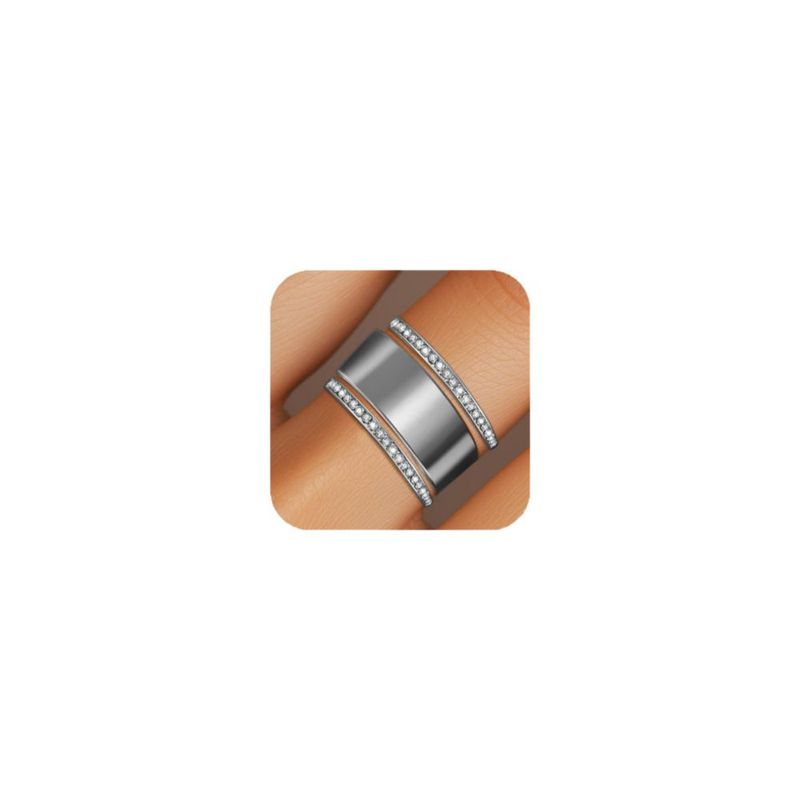 Anillos LevyPan Oura Gen 5/4/3 Pack de 2 chapado en oro de 14K