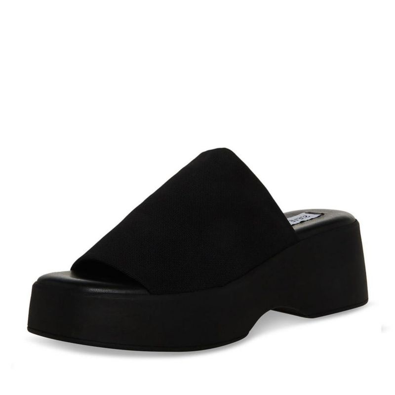 Sandalia de Plataforma Steve Madden Slinky30 Negra Talla 7