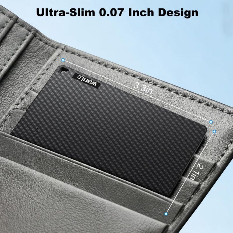 Rastreador de Cartera WANLD para Apple Find My solo iOS