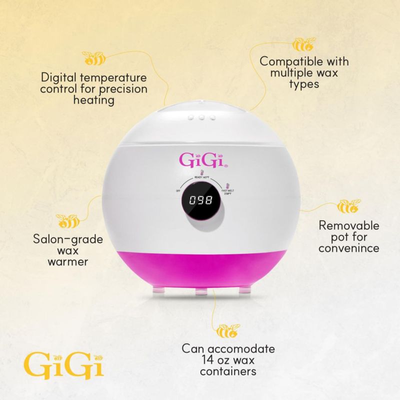 Calentador de Cera Digital GIGI con Control de Temperatura para Uso en Casa