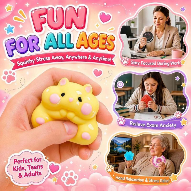 Kit de Juguetes Squishy ZiZa Fun Box para Alivio del Estrés y Juguete Antiestrés