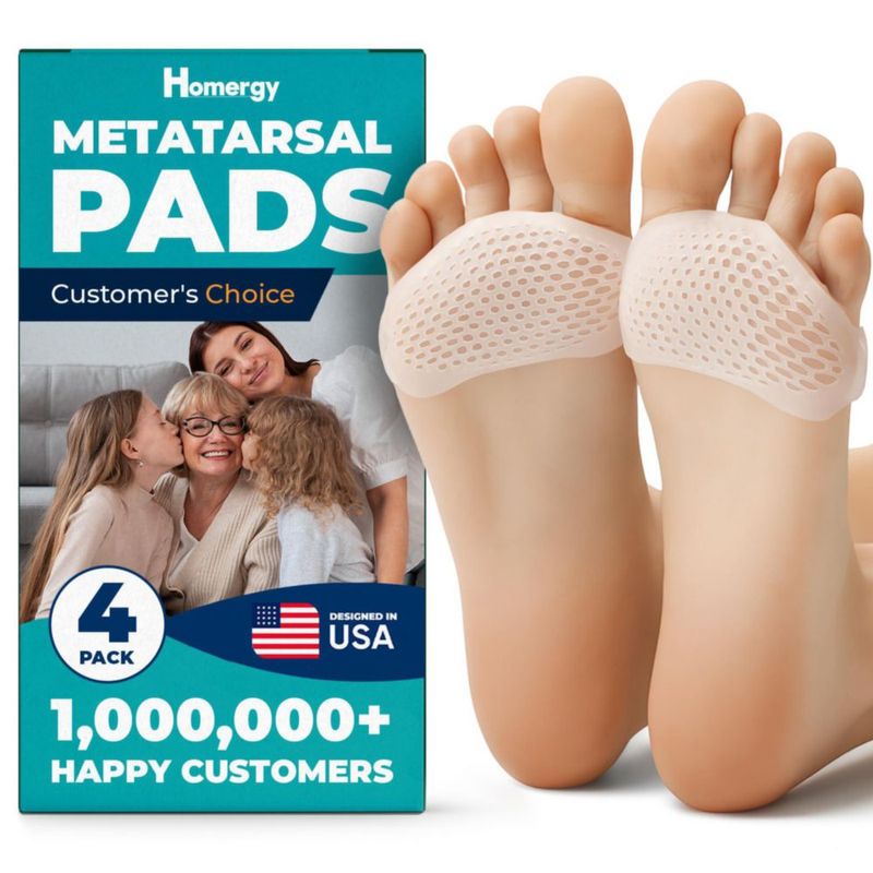 Almohadillas Metatarsales de Gel Homergy - Pack de 4