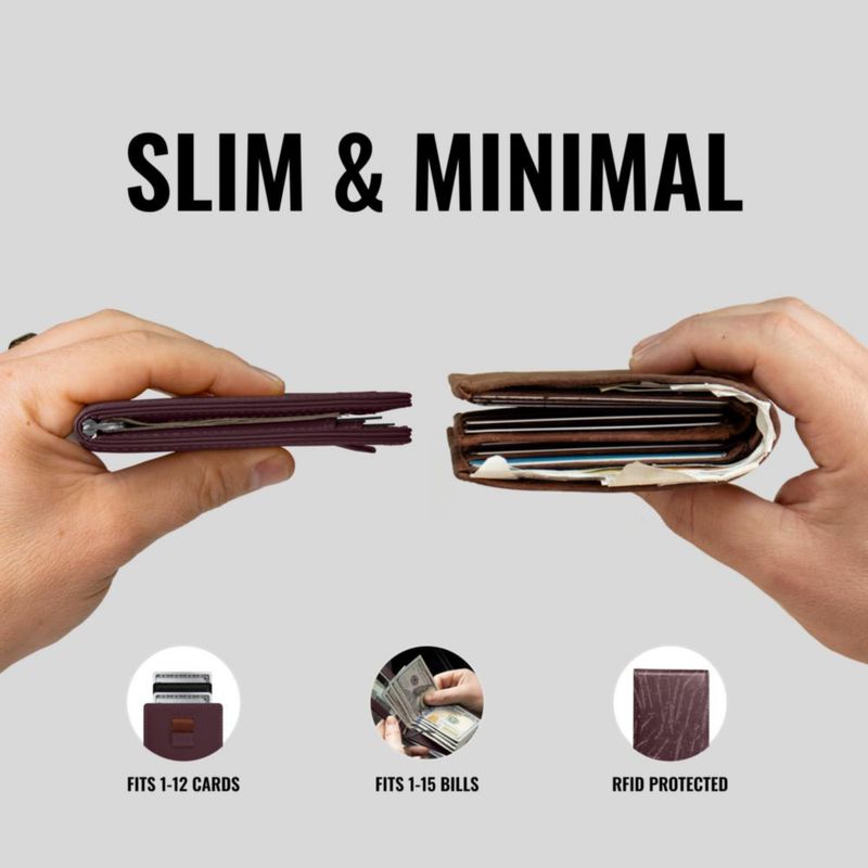 Cartera Kings Loot RFID Berrywood con bolsillo para efectivo