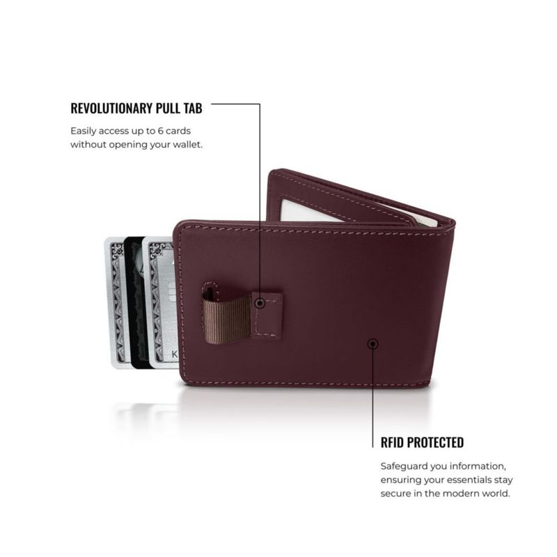 Cartera Kings Loot RFID Berrywood con bolsillo para efectivo