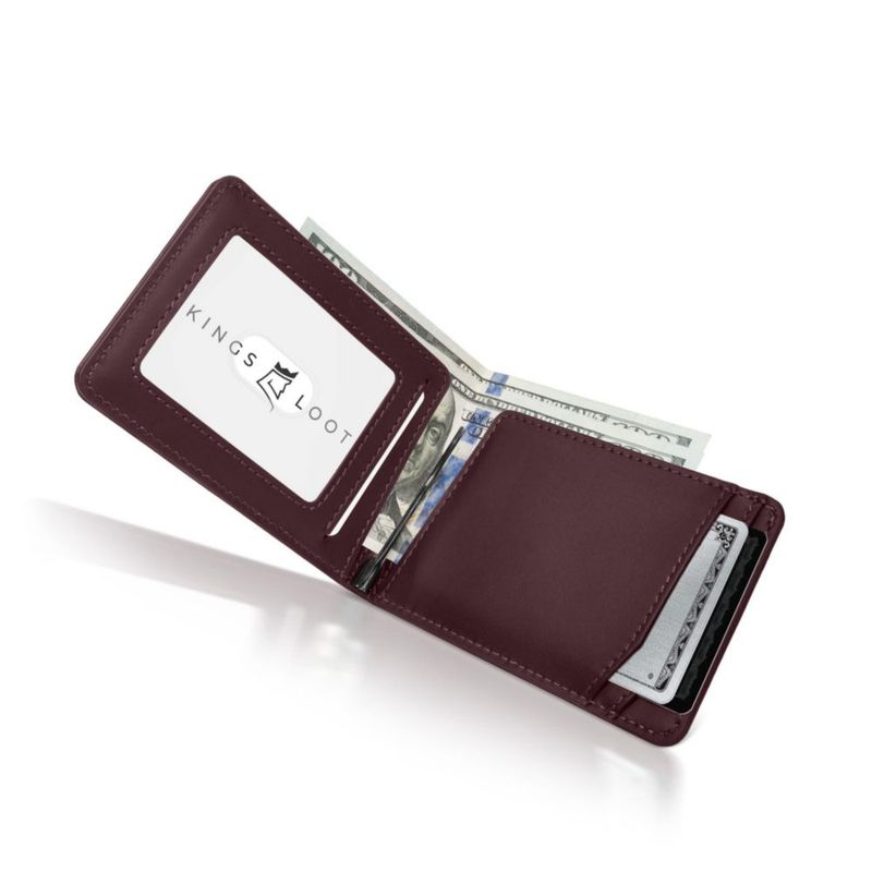 Cartera Kings Loot RFID Berrywood con bolsillo para efectivo