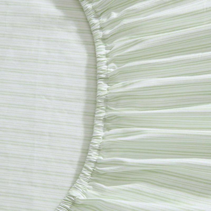 Juego de sábanas Laura Ashley King de algodón con sábana ajustable y fundas