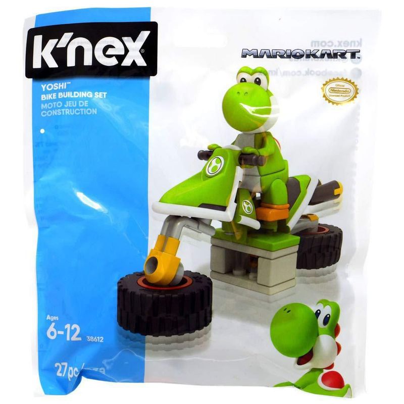 Set de Construcción K'NEX Mario Kart Yoshi Bike 27 Piezas