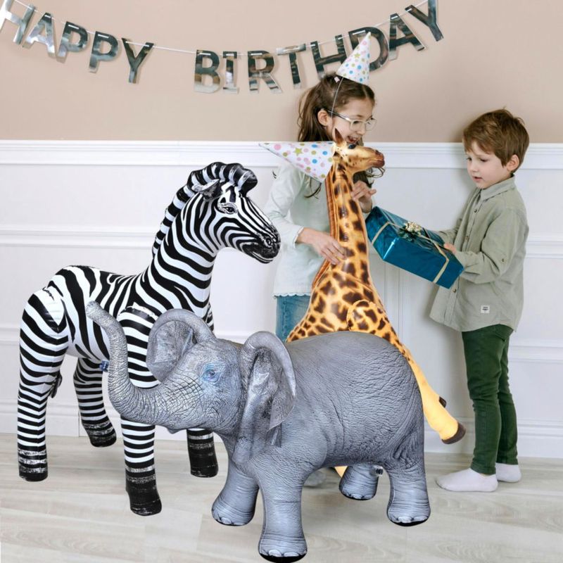 Paquete inflable de animales Jet Creations Life on Earth paquete de 3
