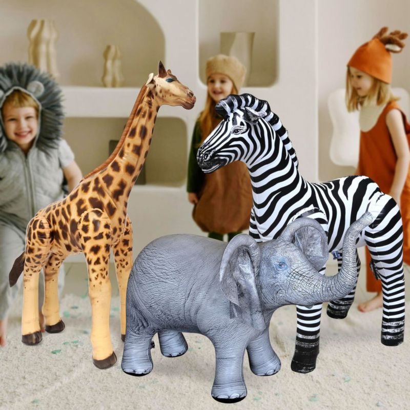 Paquete inflable de animales Jet Creations Life on Earth paquete de 3