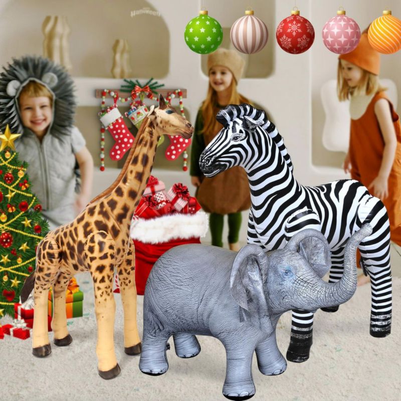 Paquete inflable de animales Jet Creations Life on Earth paquete de 3
