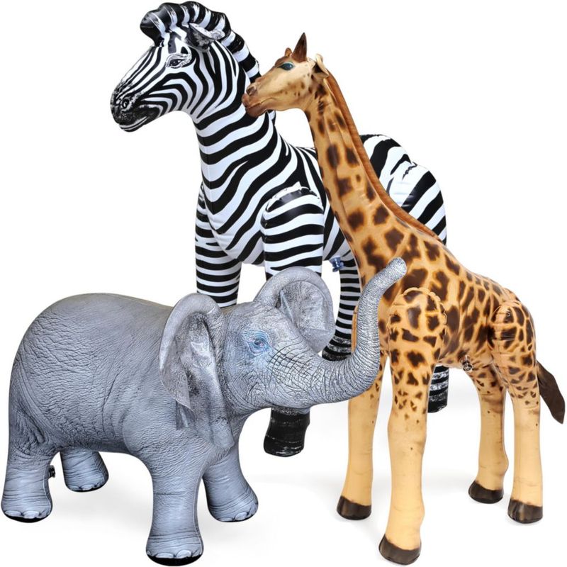 Paquete inflable de animales Jet Creations Life on Earth paquete de 3
