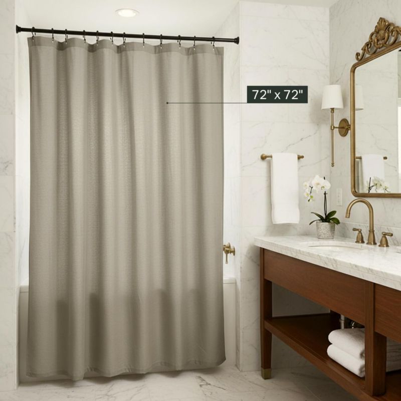 Cortina de Ducha Preston Lane 183 cm Eucalipto