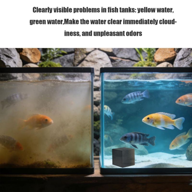 Filtro de Acuario yanhe Cube de Carbón Activado para Estanques