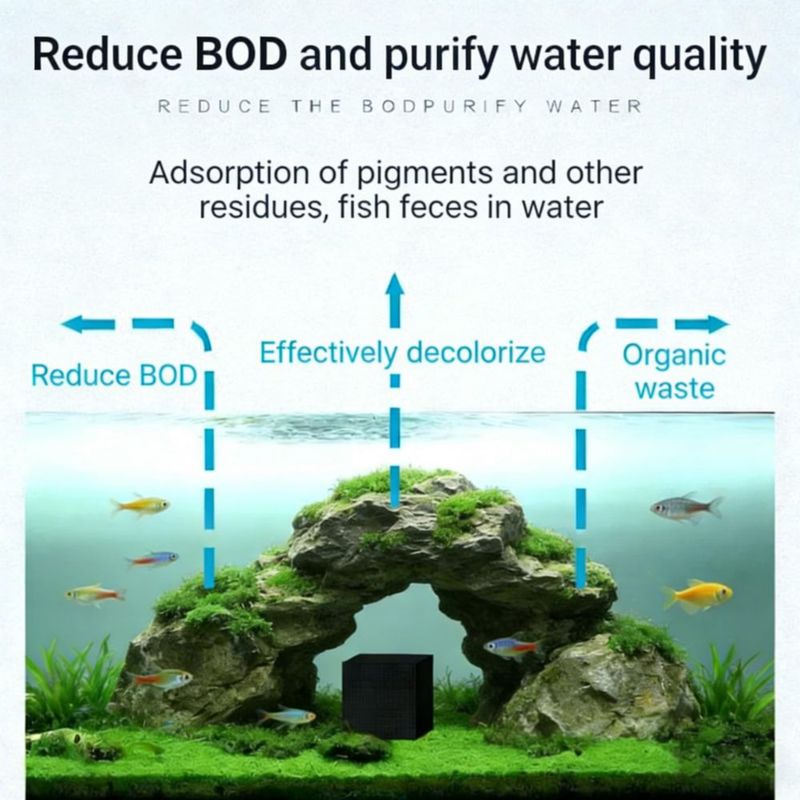 Filtro de Acuario yanhe Cube de Carbón Activado para Estanques