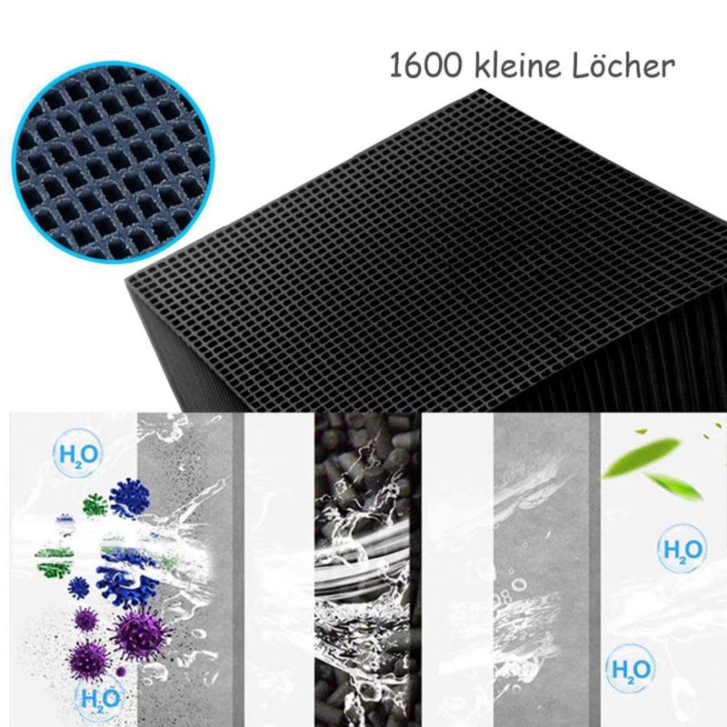 Filtro de Acuario yanhe Cube de Carbón Activado para Estanques