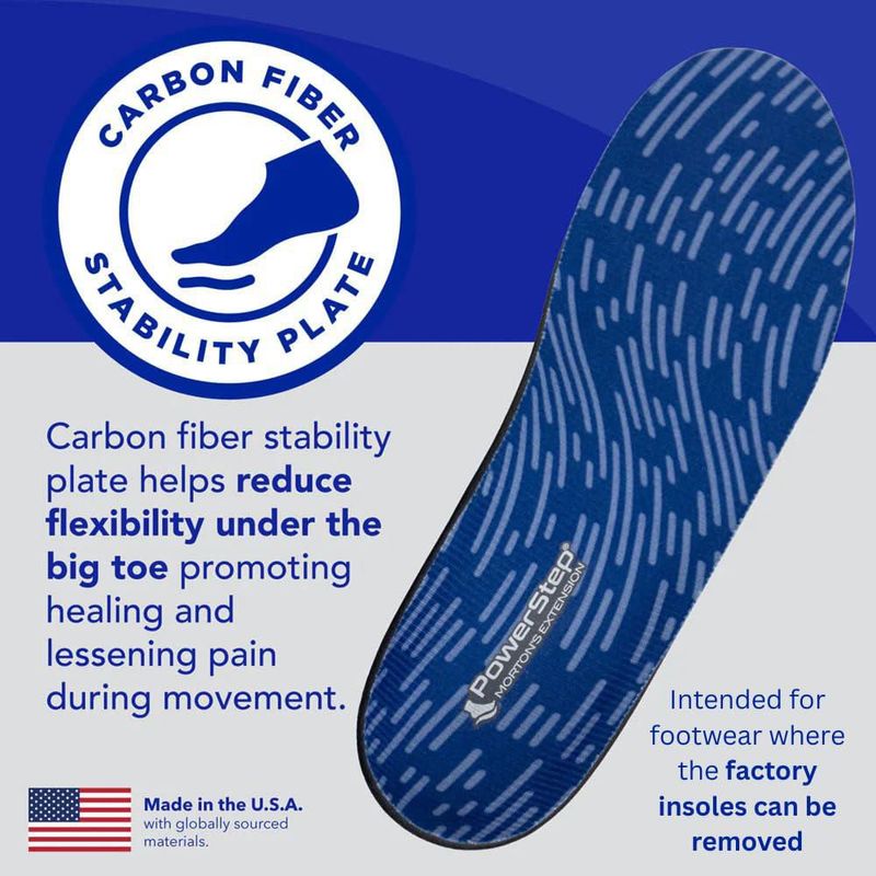 Plantilla PowerStep M 4-4.5 / W 6-6.5 de fibra de carbono