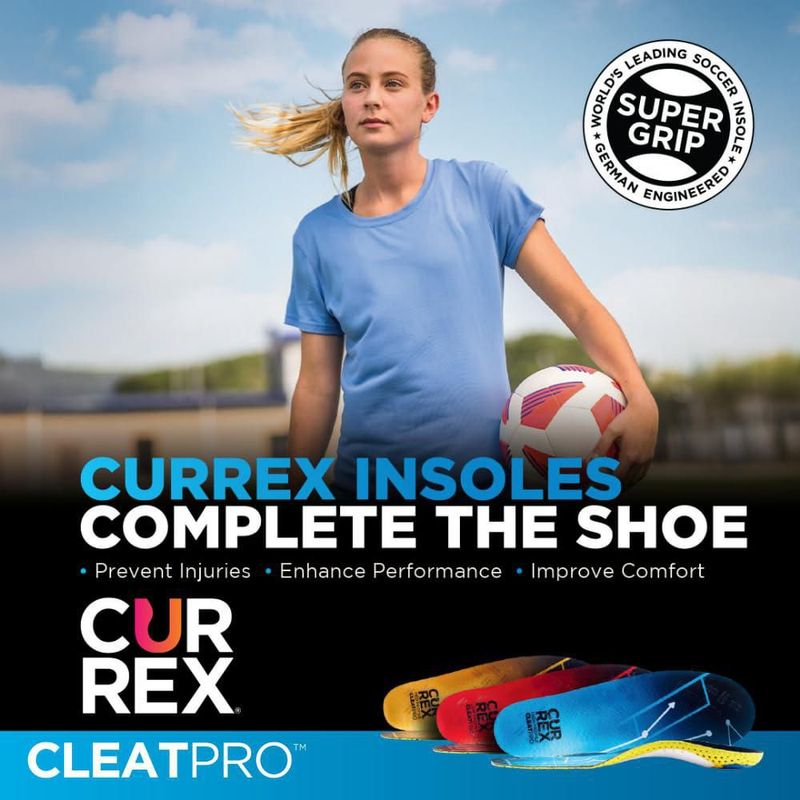 Plantilla currex CLEATPRO arco bajo XS Super Grip