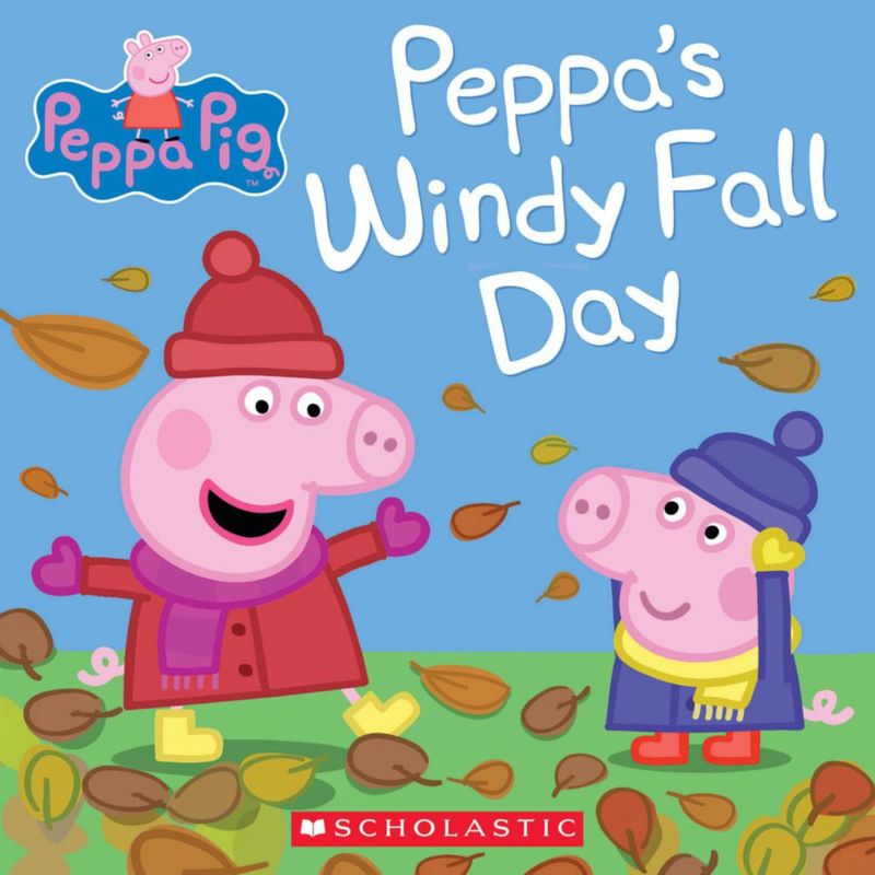 Libro Scholastic Peppa y el día ventoso de otoño (Peppa Pig)