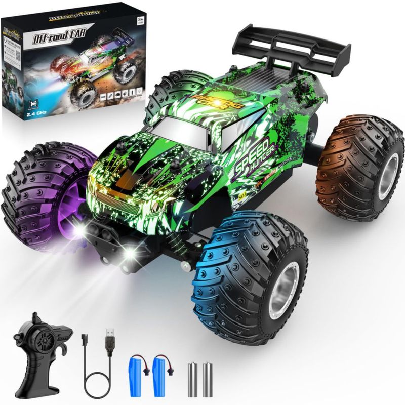 Coche RC HENEROAR 1:18 Todo Terreno con Luces LED