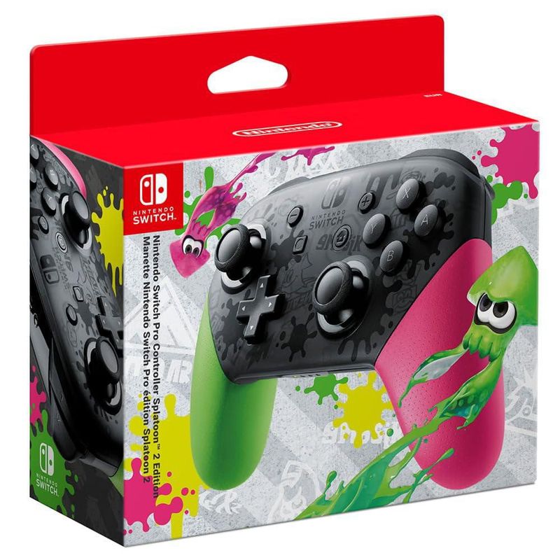 Controlador Pro Nintendo Switch Edición Splatoon 2