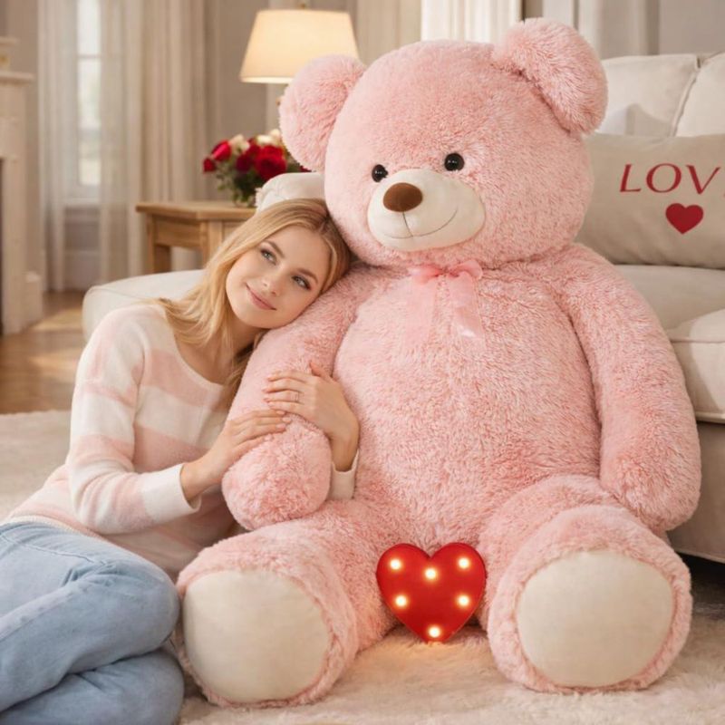 Oso de Peluche Grande Rosa 150 cm HollyHOME