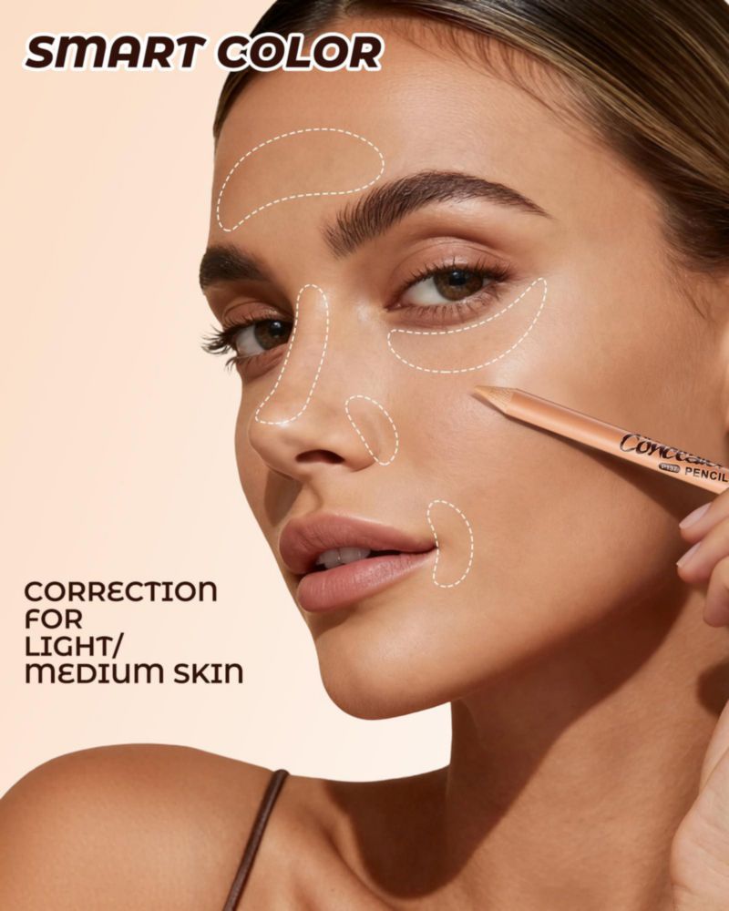Set de 12 lápices correctores ZEVNI 3 colores impermeable