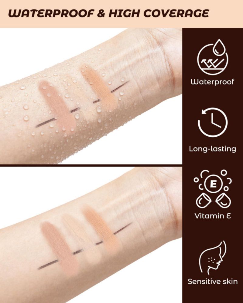 Set de 12 lápices correctores ZEVNI 3 colores impermeable