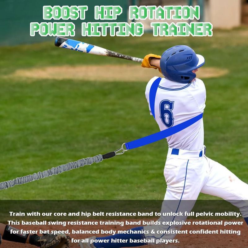 Cinturón Core Velocity de ENERACES con banda de resistencia para béisbol