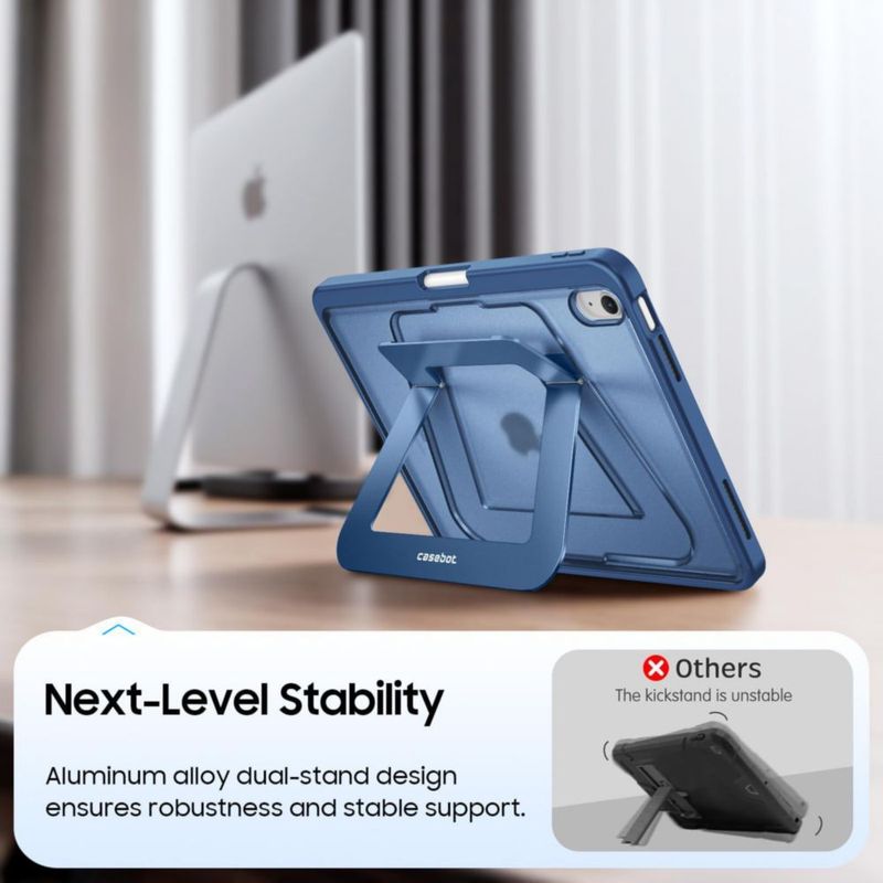 Funda FINTIE para iPad 11"/10.9" a prueba de golpes con soporte plegable
