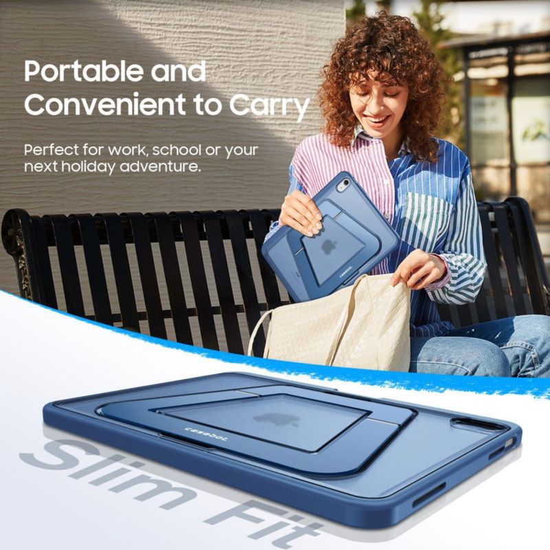 Funda FINTIE para iPad 11"/10.9" a prueba de golpes con soporte plegable