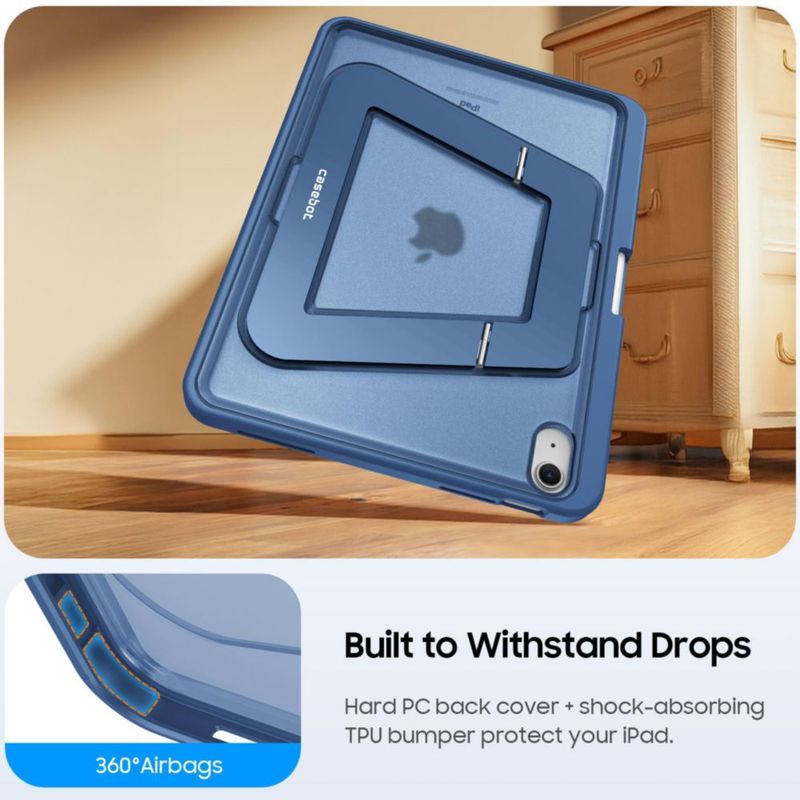 Funda FINTIE para iPad 11"/10.9" a prueba de golpes con soporte plegable