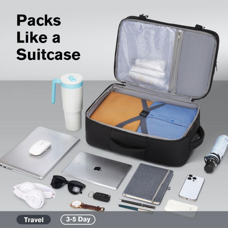 Mochila Bymontin 25L para Laptop de Viaje y Equipaje de Mano