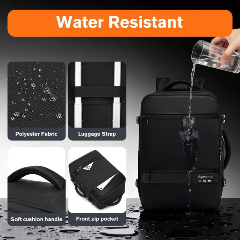 Mochila Bymontin 25L para Laptop de Viaje y Equipaje de Mano