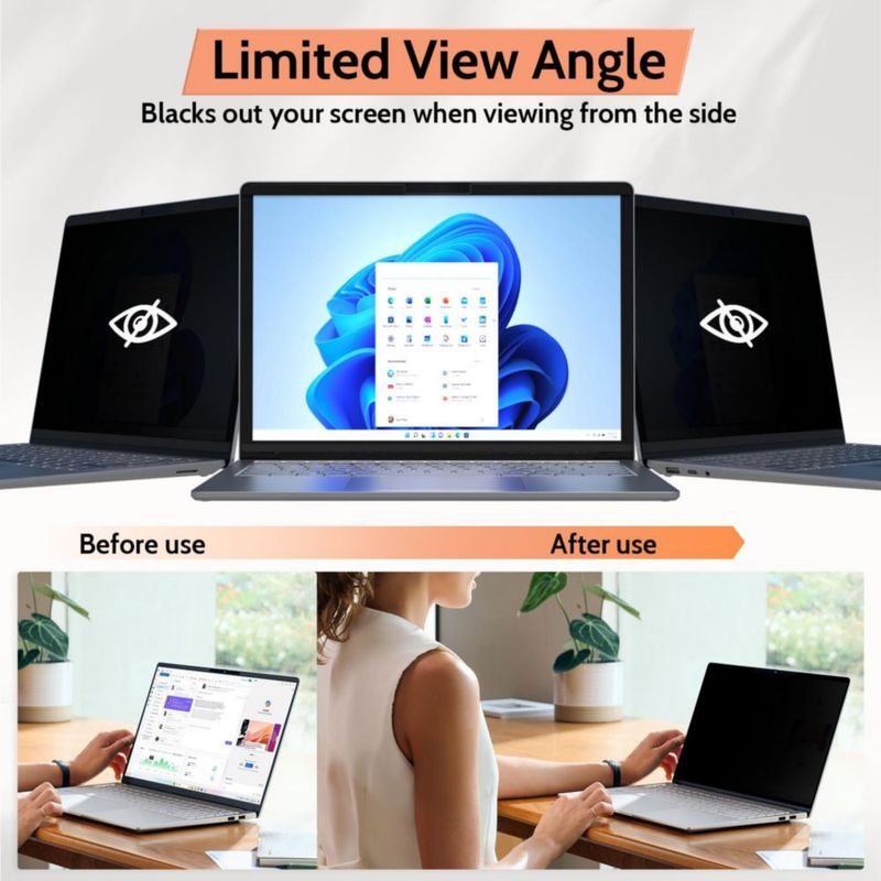 Protector de pantalla de privacidad Mamol 34 cm para Surface Laptop
