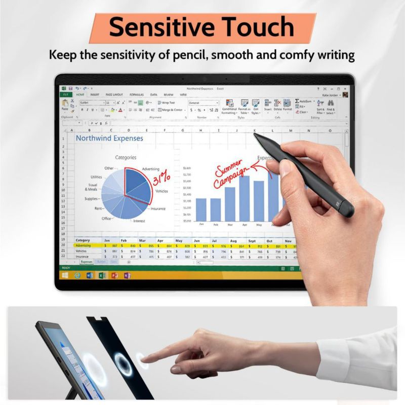Protector de pantalla de privacidad Mamol 34 cm para Surface Laptop