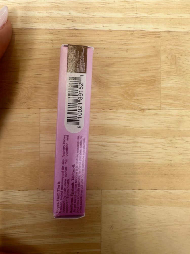 Gel tintado para cejas Kosas Air Brow Longwear Vegan (tamaño mediano)