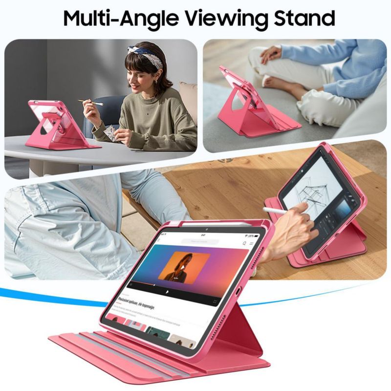 Funda Rotativa FINTIE para iPad 11"/10.9" con Soporte para Apple Pencil