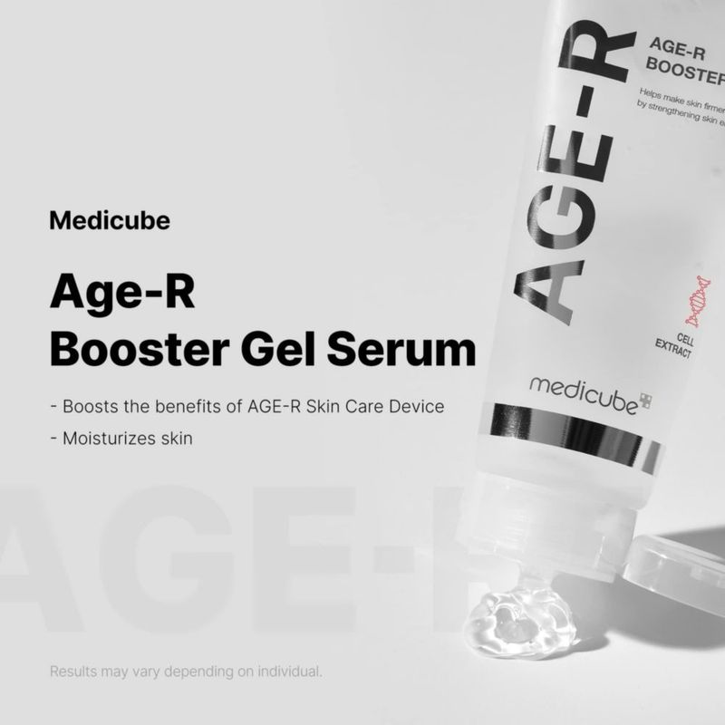 Gel potenciador Serum Medicube Age-R para el cuidado de la piel con dispositivos
