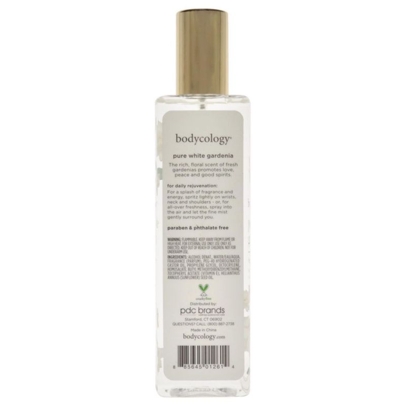 Fragancia en aerosol Bodycology Pure White Gardenia 240 ml para mujer