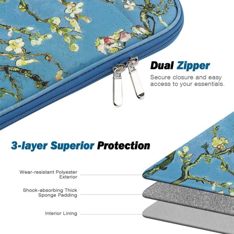Funda para Tablet MoKo 25-28 cm con Bolsillo para Accesorios