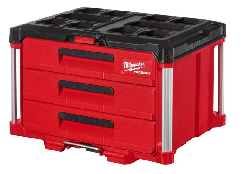 Organizador de Herramientas Milwaukee Packout 48-22-8443 3 Cajones