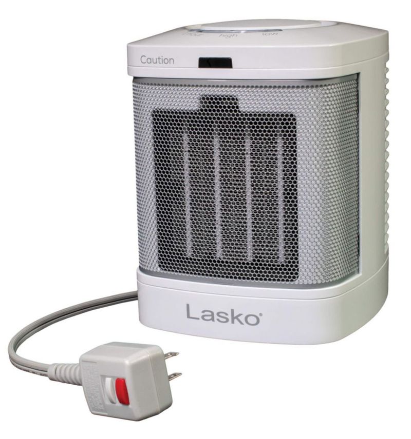 Space Heater Lasko CD08200 portátil de cerámica para baño