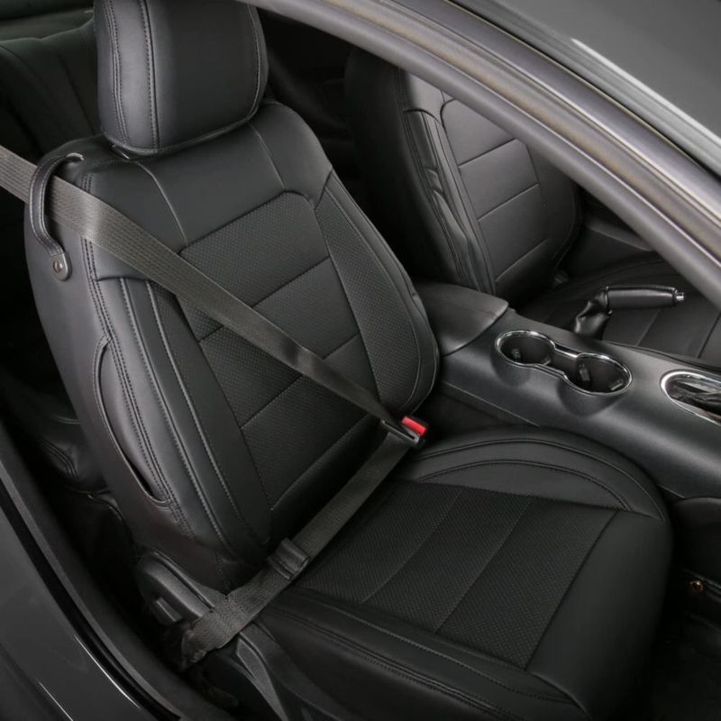 Funda de Asiento para Vehículo GIANT PANDA Ford Mustang 2015-2026 Negra