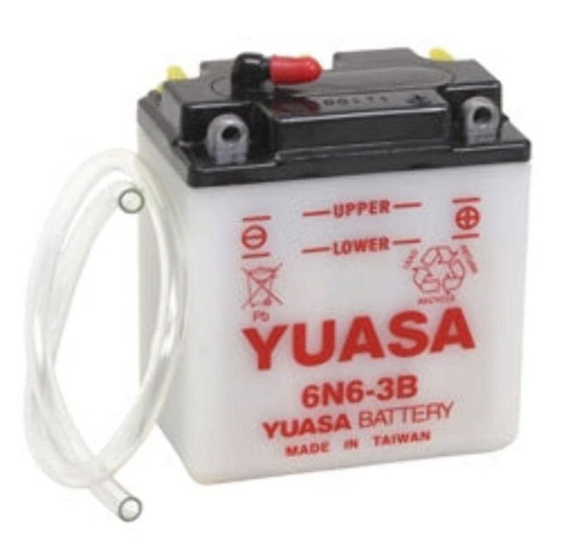 Batería para Auto Yuasa YUAM2660B 6V 6Ah Secada en Seco