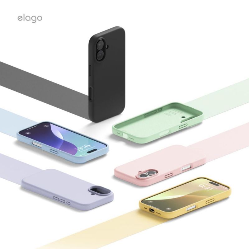 Funda de teléfono Elago compatible con iPhone 16 silicona líquida