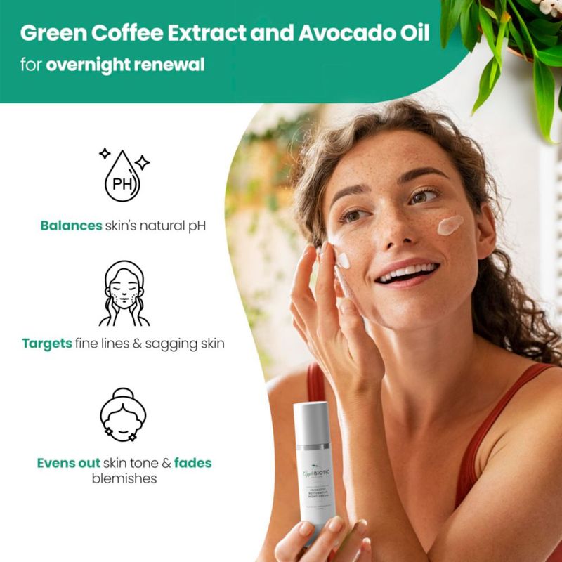 Crema Nocturna AppleBiotic ACV Restauradora con Probióticos